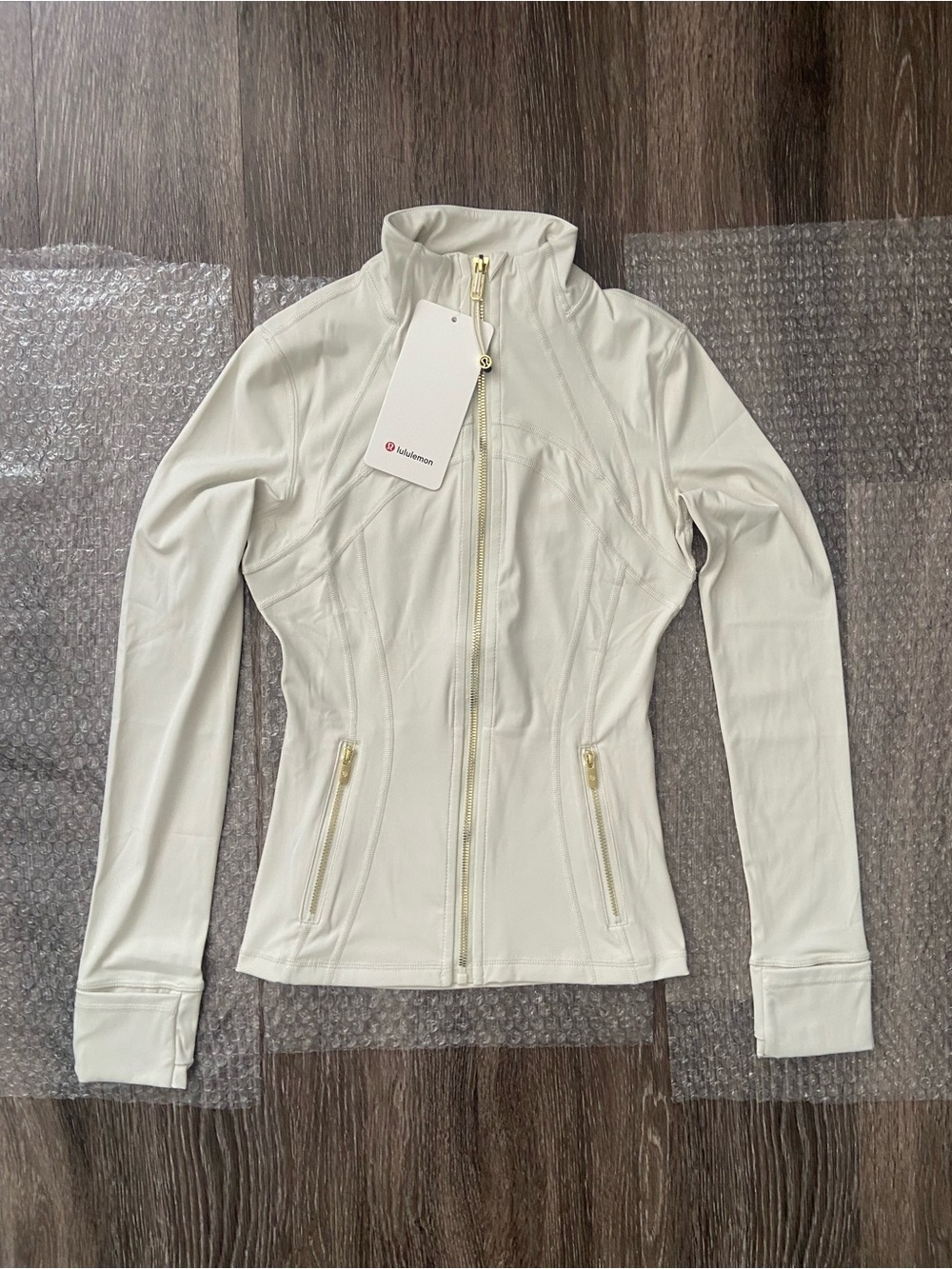 White Lululemon Define Jacket